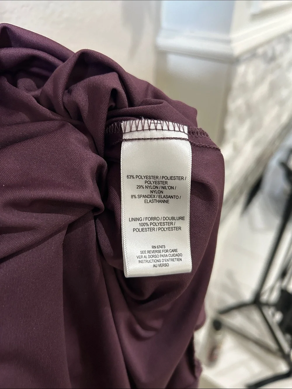Taylor WomenPurple Floral Velvet Burnout Maxi Dress Sz 4 Romantic Whimsy TC0017 - Picture 7 of 9